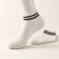 Pilates sokken Enkel in Crèmewit