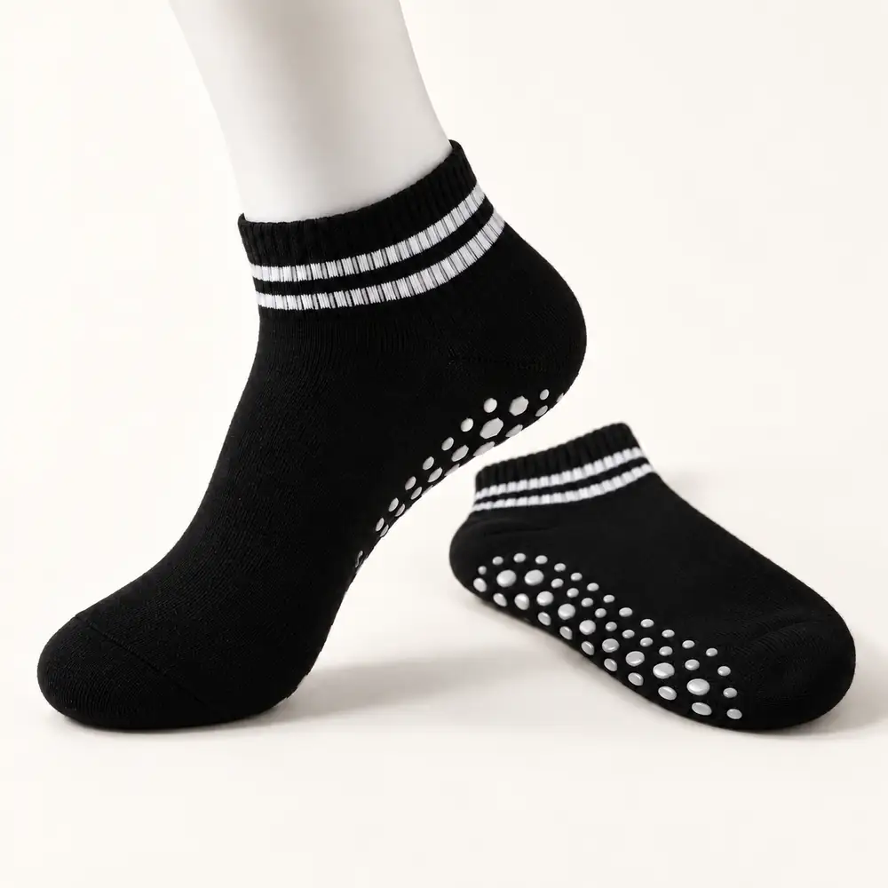 Pilates sokken, coupe Enkel